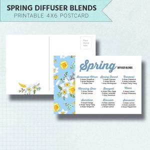 DOWNLOAD & PRINT: Frühling Diffusor Blends Postkarte