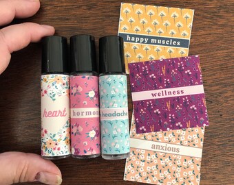 Download + Print | 12 Roller Labels | 2 inch square