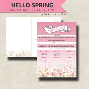 Hello Spring Postkarte