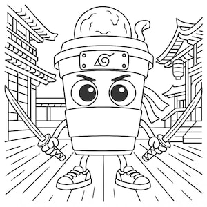 Italian Brainrot Coloring Book 1