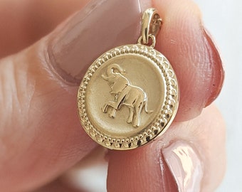 Elephant Necklace - 14k, 18k Yellow, Rose, White Gold or Platinum. Custom & Personalized Fine Jewelry, Gift Ideas