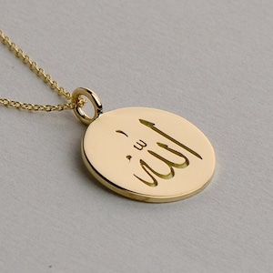 Platinum allah pendant best sale