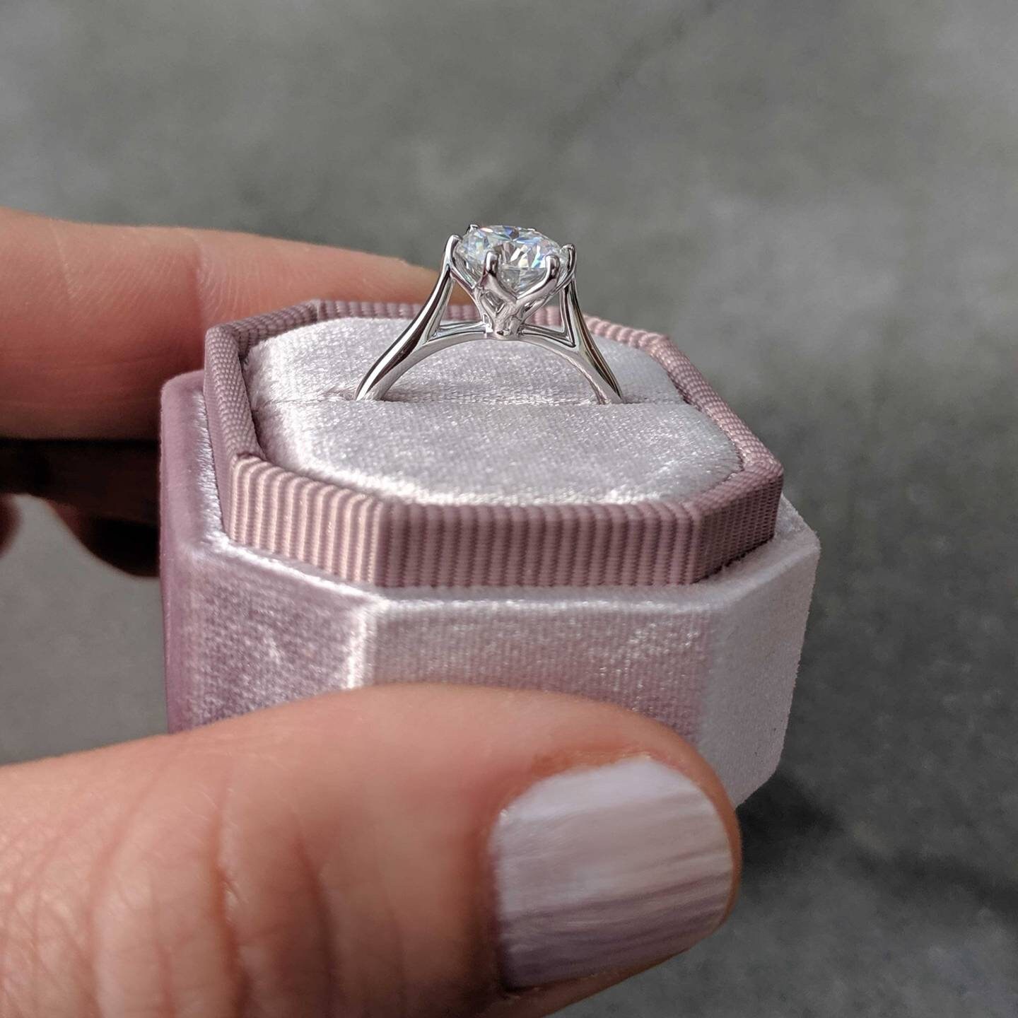 Lotus halo engagement ring deals