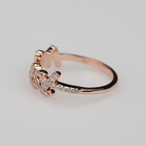 Handwrite Diamond Custom Handwriting Diamond Ring - Personalized Jewelry. 14k, 18k Gold ...
