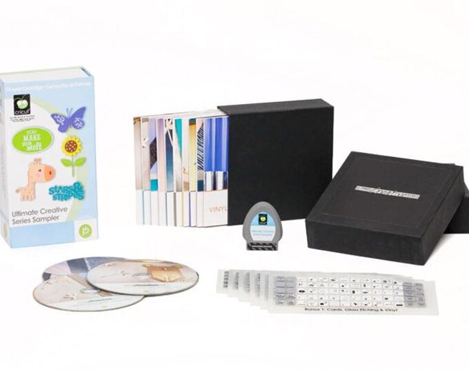 Cricut ULTIMATE CREATIVE SERIES Sampler Die Cut Cartridge Plus Project