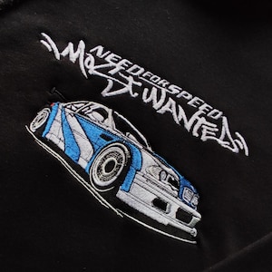 Need for Speed Most Wanted BMW E46 M3 GTR hoodie &quot;full embroidered&quot;