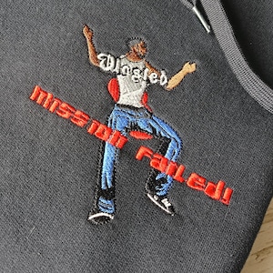 Sudadera con capucha GTA CJ "Wasted" con bordado completo en 2 sitios y MAP en la espalda