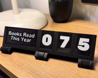 Annual Books Read Tracker, Books In My Library Counter