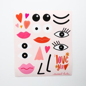 Silly Face Stickers