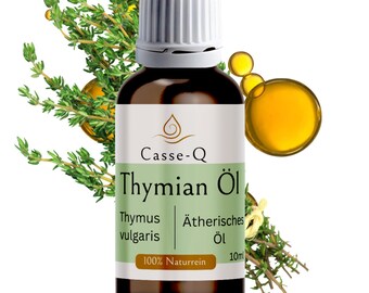 100% pure thyme oil – essential oil, aromatherapy, diffuser, room fragrance, DIY cosmetics & massage | hand-bottled