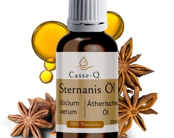 Star anise oil 100% pure – essential oil, aromatherapy, diffuser, room fragrance, DIY cosmetics & massage | hand-bottled