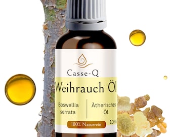 Frankincense oil 100% pure – essential oil (olibanum), aromatherapy, diffuser, room fragrance, DIY cosmetics & massage | hand-bottled