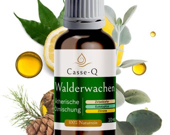 Forest Awakening – essential oil blend for diffusers & room fragrance | Swiss pine, eucalyptus, lemon | pure, hand-bottled
