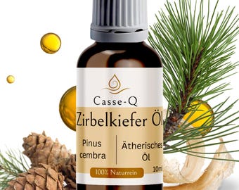 Swiss pine oil 100% pure – essential oil, aromatherapy, diffuser, room fragrance, DIY cosmetics & massage | hand-bottled