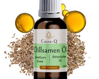 Dill oil 100% pure – essential oil, aromatherapy, diffuser, room fragrance, DIY cosmetics & massage | hand-bottled in Germany