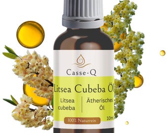 Litsea cubeba oil 100% pure – essential oil, aromatherapy, diffuser, room fragrance, DIY cosmetics & massage | hand-bottled