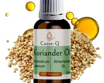 100% pure coriander seed oil – essential oil, aromatherapy, diffuser, room fragrance, DIY cosmetics & massage | hand-bottled