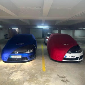 Car Cover mit Logo für alle VW Golf Modelle, speziell für Ihr Fahrzeug angefertigt
