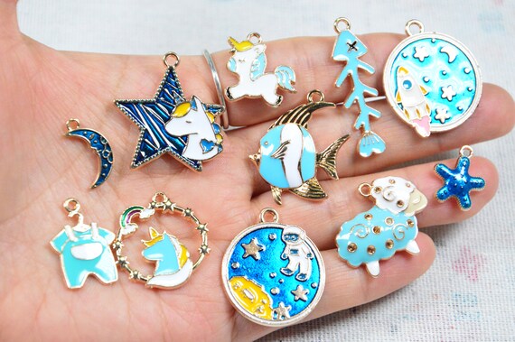 Enamel charms on sale