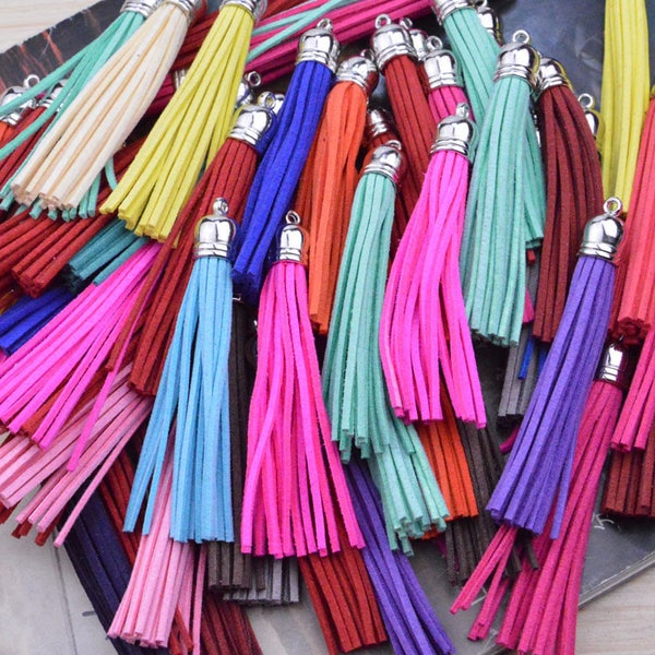Leather Tassels Etsy