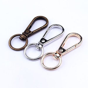 Keychain Hook Clip Swivel Snap Hook Lobster Claw Clasp Small - Temu
