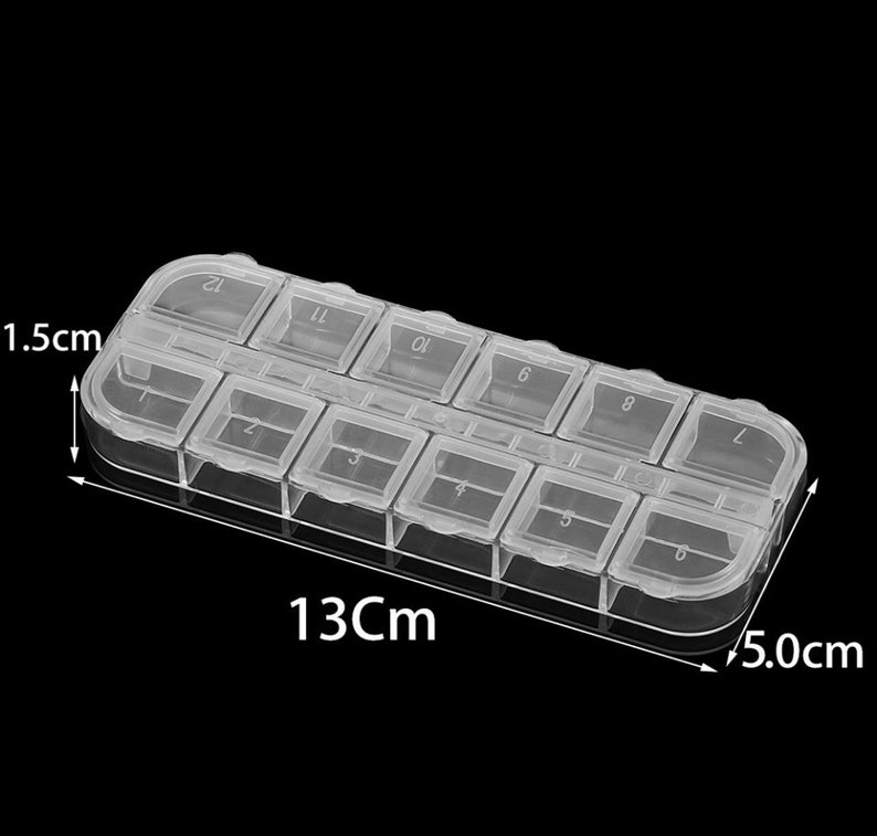 Assorted plastic box, Clear plastic box jewelry organizer box, Transparent box bead storage container box, choose you like image 7