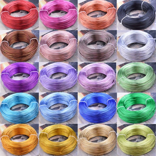 10m Assorted Color Aluminum Wire Artistic Cord String 1.5mm Etsy