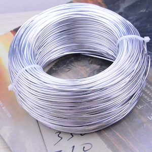 1.5mm silver aluminum wire, artistic wire, silver Aluminum string 10 meters