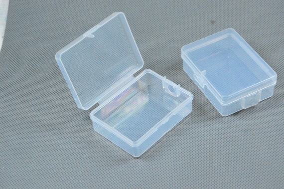 Clear Plastic Box, Rectangular Empty Box, Jewelry Beads Storage Box, Plastic  Case Container 5.1x6.8cm -  Denmark