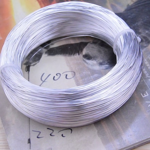 0.6mm silver aluminum wire, 10m Anodized aluminium string cord, artistic wire