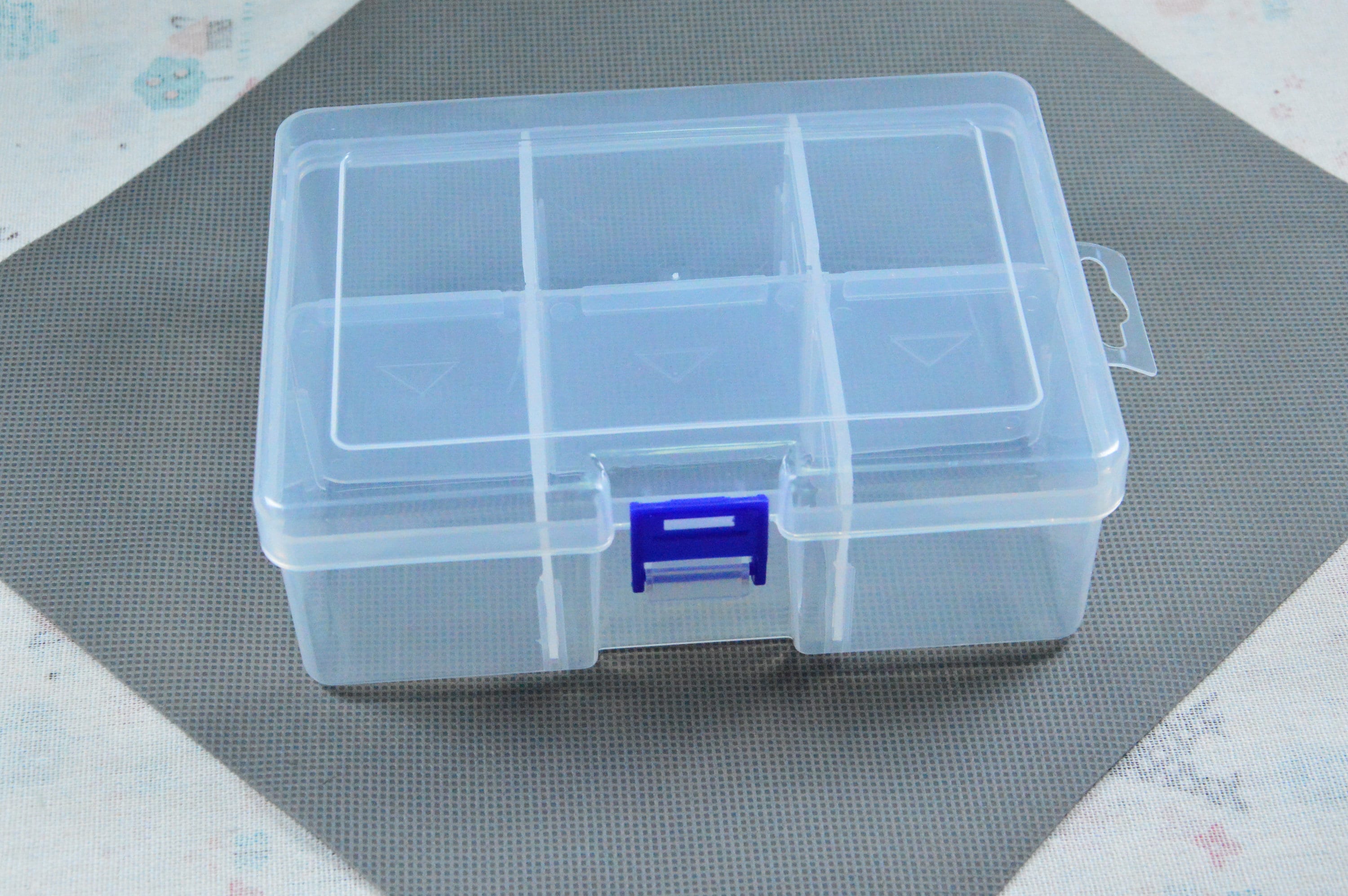24 Pieces Mixed Sizes Rectangular Empty Mini Clear Plastic Organizer  Storage Box Containers with Hinged Lids for Small Items and - AliExpress