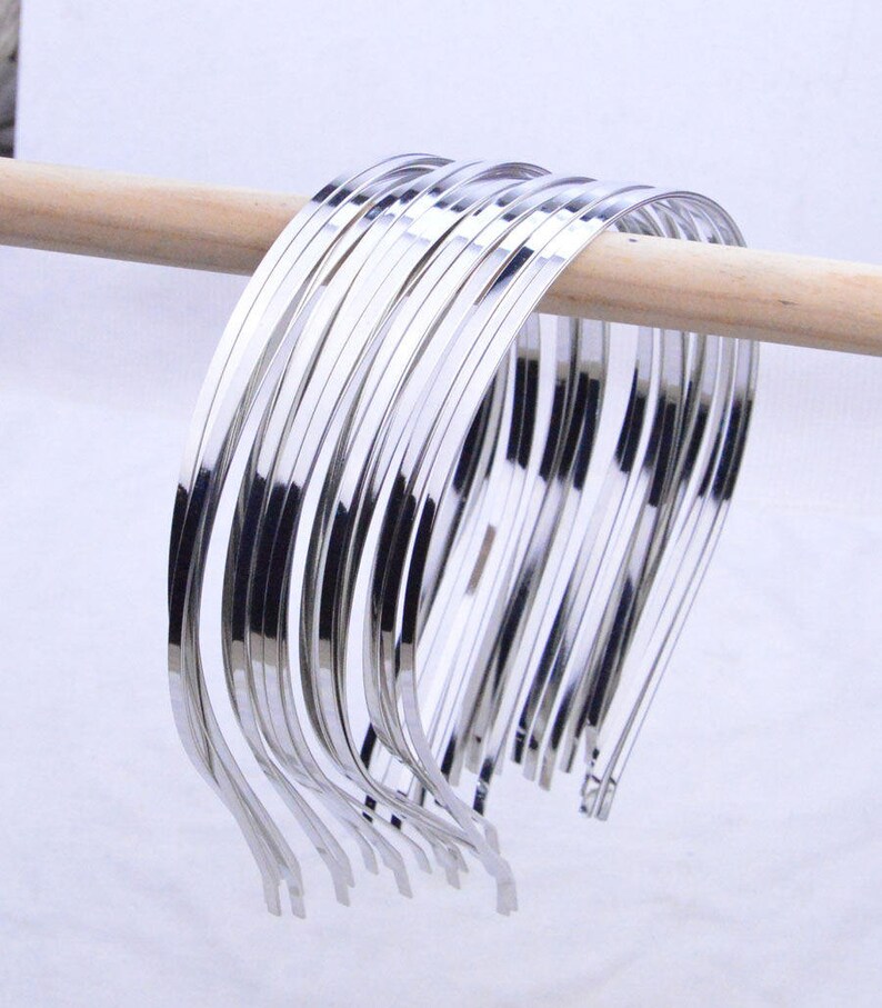 50 Headbands Metal Headband Plain Headband Hair Hoop Metal Etsy
