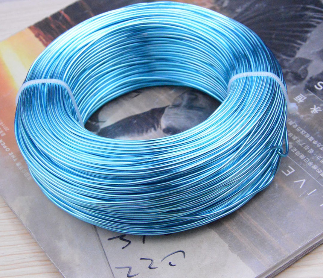 1.5mm Anodized Aluminum Wire, 10m Sky Blue Artistic Aluminum Thread ...