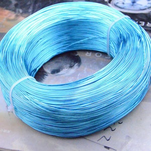 0.8mm Island blue aluminum wire, 10m aluminum string thread, artistic wire craft