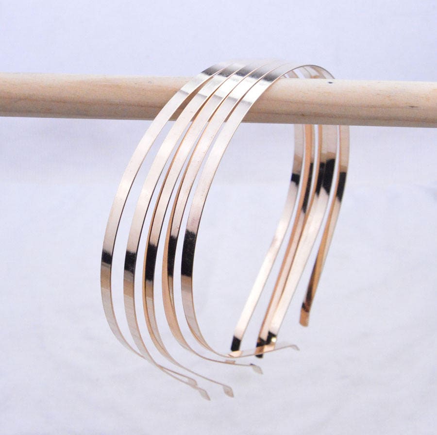 10pcs headbands metal headband plain gold headband hair Etsy
