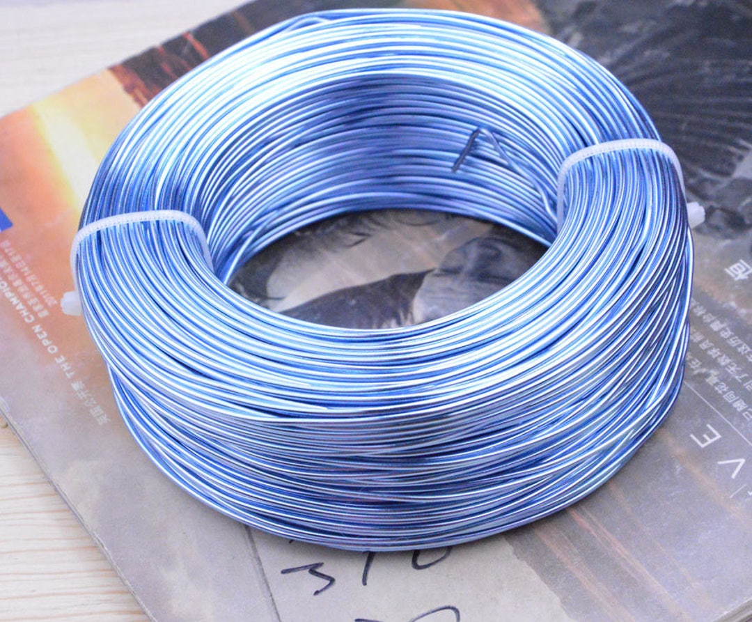 1.5mm Anodized Aluminum Wire, 10m Light Blue Artistic Aluminum String ...