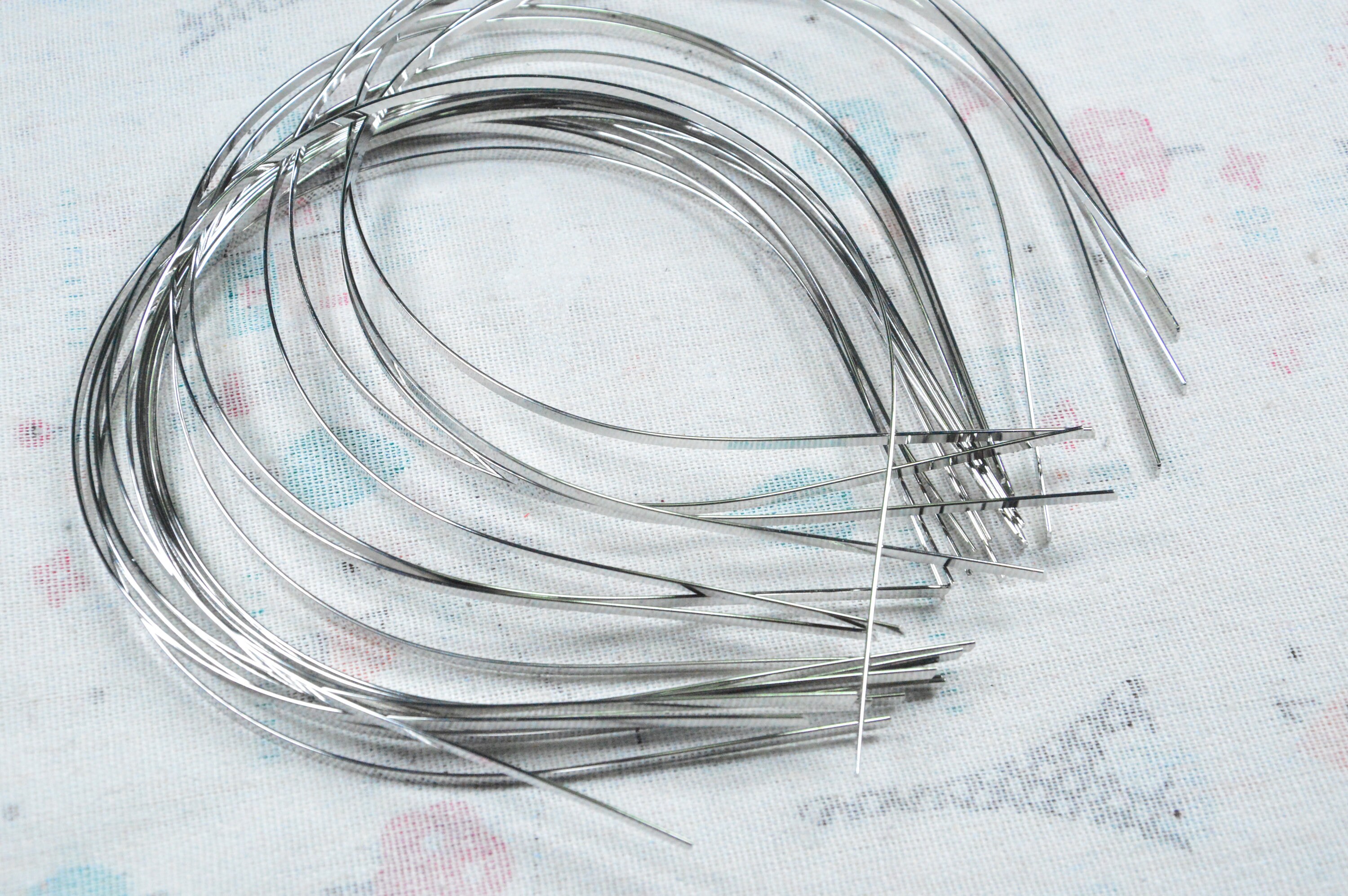 Haarreifen Aus Metall – Flexibles Haarband Set, 20 Stück In Silber | Für Damen & Herren