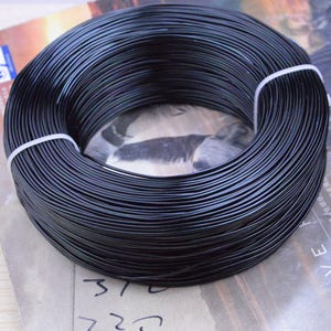10m black aluminum wire, artistic wire, 17 gauge(1.2mm) Black aluminum cord string