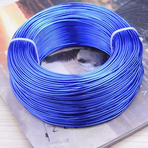 1.5mm aluminum wire, 10m dark blue artistic aluminum string