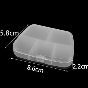 Assorted plastic box, Clear plastic box jewelry organizer box, Transparent box bead storage container box, choose you like image 3