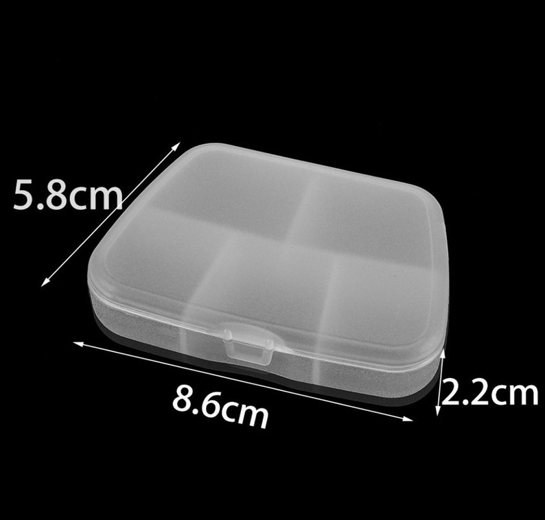 Assorted plastic box, Clear plastic box jewelry organizer box, Transparent box bead storage container box, choose you like image 3