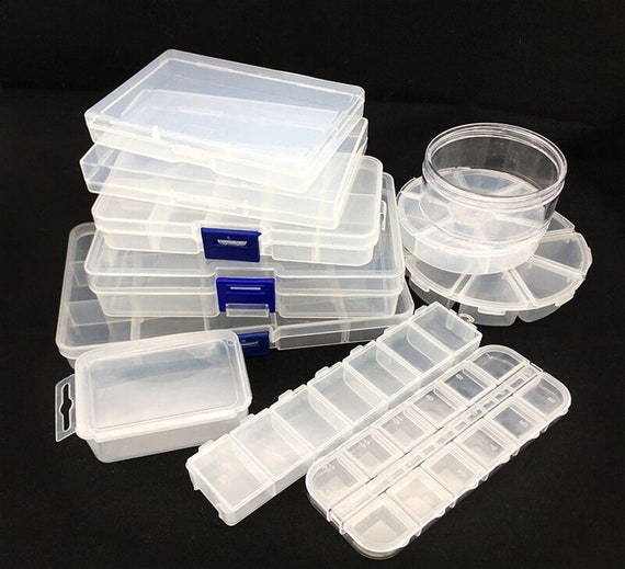 Assorted Clear Plastic Box, Organizer Box, Transparent Plastic Box, Jewelry  Gift Box Container Box -  Canada