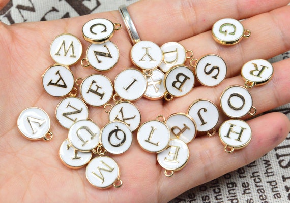 letter Charm cz Charms for Jewelry Making Supplies 26 Letter