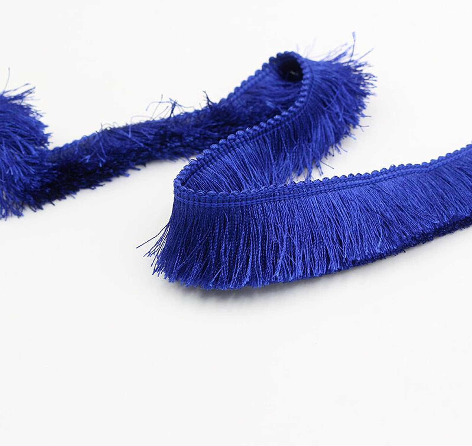 10ft 1.1'' Wide Silk Fringe Trim Thick Silky Brush Etsy