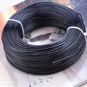 1.5mm artistic aluminum wire, 10m black aluminum cord string