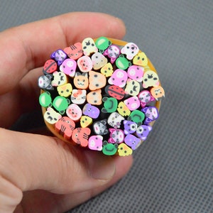 20pcs/50pcs Assorted Fimo Polymer Clay cane sticks, Animal Theme Fimo canes collection