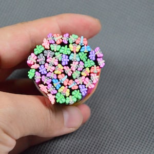 50mm Assorted Polymer Clay dragonfly cane stick, Nail Art craft, 20pcs/50pcs option