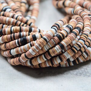 6mm Multicolor Polymer Clay disc beads jewelry spacer beads