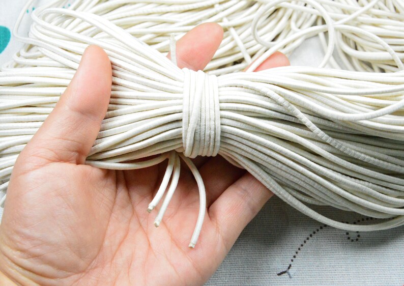 120 Yds Elastic Cord Round Elastic Rope Drawstring Making DIY Etsy