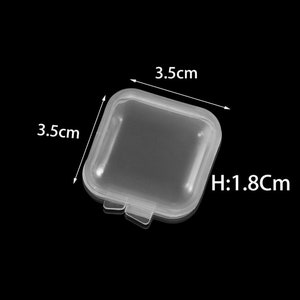 Assorted plastic box, Clear plastic box jewelry organizer box, Transparent box bead storage container box, choose you like image 4